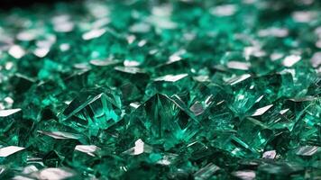 Green gemstone background. photo