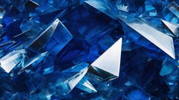 blue gemstone background texture close-up. photo