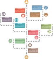 Tree diagram template vector