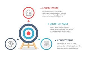 Target with three elements for your text vector