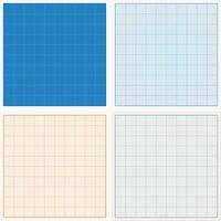 Square graph papers set vector
