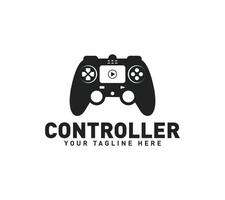 Joystick controller Game pad or game controller logo design. vector