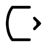 a black and white image of a arrow pointing down vector