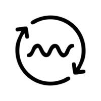 a black and white image of a circular wave vector