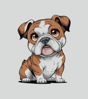 a picture of a dog with a nose that says the dog . vector