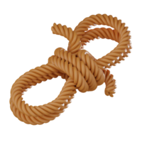 Intricate 3D Rope Icon, Realistic Rendered Design for Various Applications png