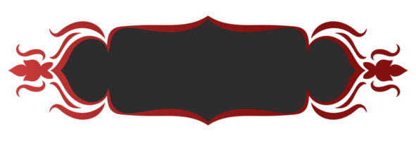 Classic red frame, vintage style, frame for inserting text. png
