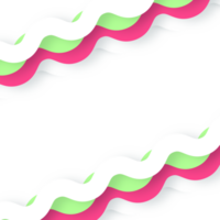Abstract colorful wave pattern with vibrant colors and flowing lines png