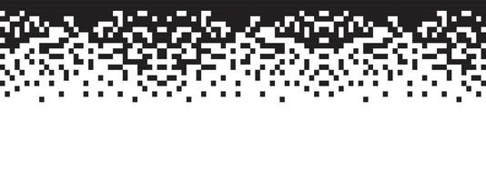 Dissolve pixel disperse blocks. Dust fragment, broken dots texture. Fractured disperse. Mosaic filled square dotted abstract pattern vector