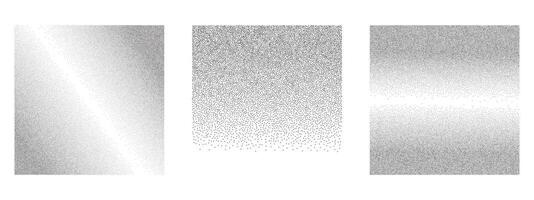 Grain texture gravel noise gradient. pointillism effect background. Dotted points, grainy sand, grunge abstract monochrome halftone. vector