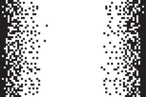Dissolve pixel disperse blocks. Dust fragment, broken dots texture. Fractured disperse. Mosaic filled square dotted abstract pattern vector
