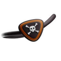 Eye Patch Pirates object illustration 3D png