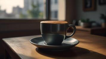 Cup of coffee on the table 3. photo