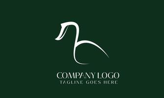 playful and modern duck logo design vector