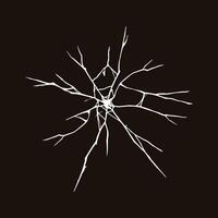 abstract isolated cracked object illustration vector