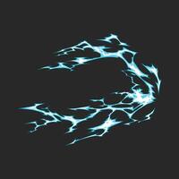 lightning dash attack skill effect vector