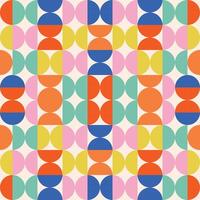 Geometric seamless pattern vector