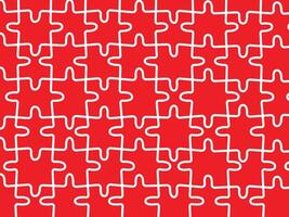 red puzzle background vector