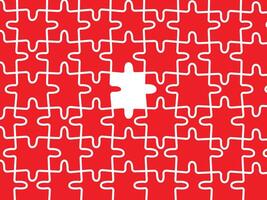 red puzzle background vector