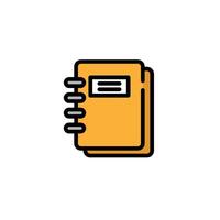 Notebook Free icon, notebook illustration vector