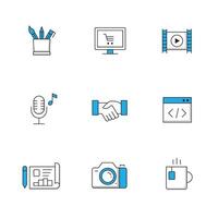 Web Design Icon vector