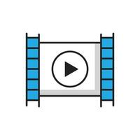 Animation Icon, animation illustration isolated on white background vector