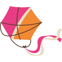kite flying hexagon shape png