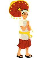 nyepi prayer man png