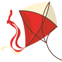 kite fly on blank background png
