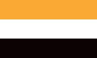 Template of Garifuna Flag. Community concept. vector
