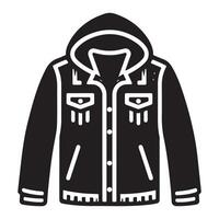 A good design icon of the hoodie, modern design style vector