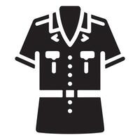 Graphic Style Suit Icon Design vector