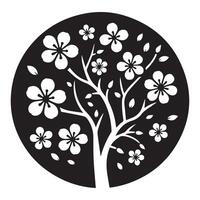 Tree of Life Minimalist and Simple Silhouette Graphic illustration vector