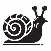 Graphic Illustrations about the Snails vector