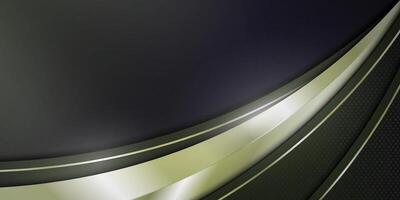 Luxury curve stripes with lines background. vector