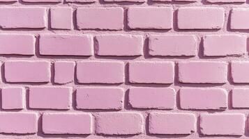 Abstract shot of a textured painted brick wall in pastel pink slightly faded color with subtle imperfections for a soft and nostalgic design concept photo