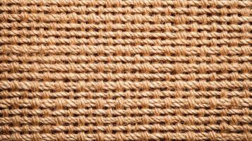 Rough burlap texture with subtle orange and brown tones perfect for Thanksgiving backgrounds autumn vibes emphasized by rustic weave pattern photo