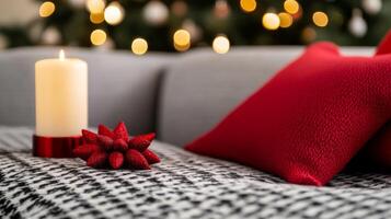 Subtle houndstooth pattern festive Christmas texture classic and timeless cozy seasonal warmth with a refined touch photo