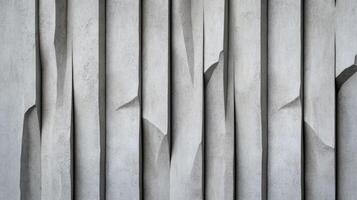 Abstract view of a concrete wall texture with deep ridges and crevices light gray with darker streaks dramatic lighting emphasizing depth perfect for grunge and edgy designs photo