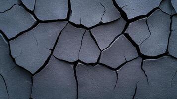 Macro shot of a raw concrete surface showing intricate pores and fine cracks rough texture with subtle shadow details monochromatic gray tones for industrial aesthetics photo