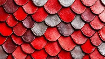 Textured red and silver scales with intricate detail Dragon Boat Festival bold cultural essence vibrant colors and rich symbolism suitable for festive themes photo