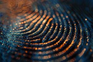 Close up of a wavy, glittering surface with a mesmerizing pattern and texture photo