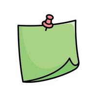 sticky note icon design template simple and clean vector