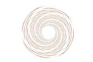 An orange circle with a white background vector