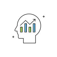 Business Data Insights Icon Design vector