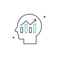 Business Data Insights Icon Design vector