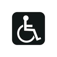 Disabled badge is black. Graphics vector