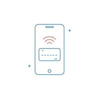 Mobile Payment, Banking, Payment App icon Design vector