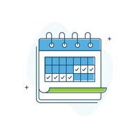 Event, Calendar, Date, Schedule Icon Design vector