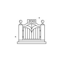 Zoo, Zological Park Icon Design vector